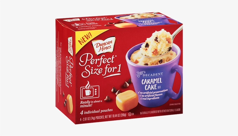 Caramel Cake - Duncan Hines Perfect Size Brownie, transparent png