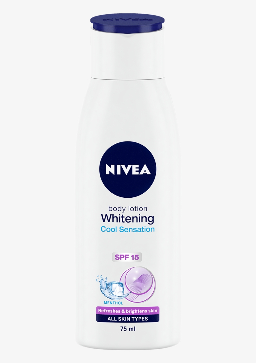 Nivea Whitening Cool Sensation Body Lotion Spf 15 ,, transparent png
