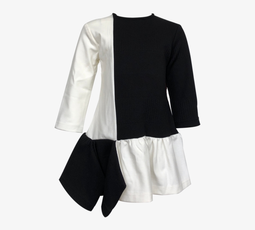 Lola Black/white Dress - Dress, transparent png