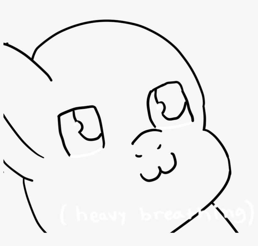 Yumiwumi, Base, Heavy Breathing, Lineart, Meme, Owo, - Filename, transparent png