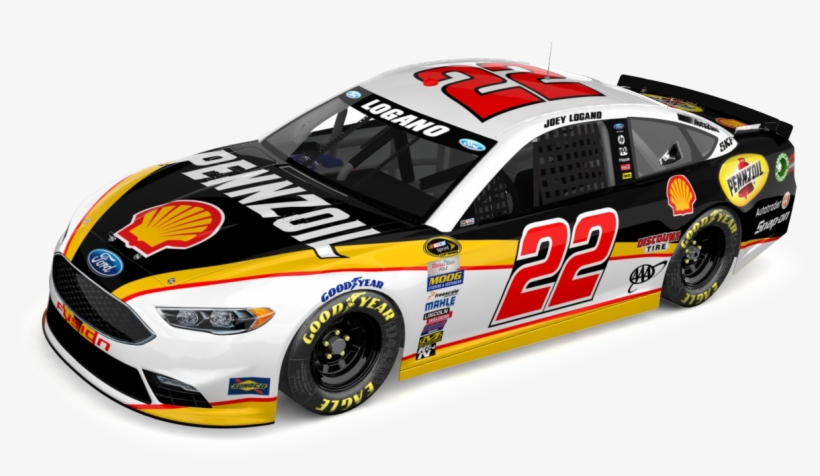 22 Ford Of Joey Logano Depicts First Primary For Shell - Joey Logano 2016 Throwback, transparent png
