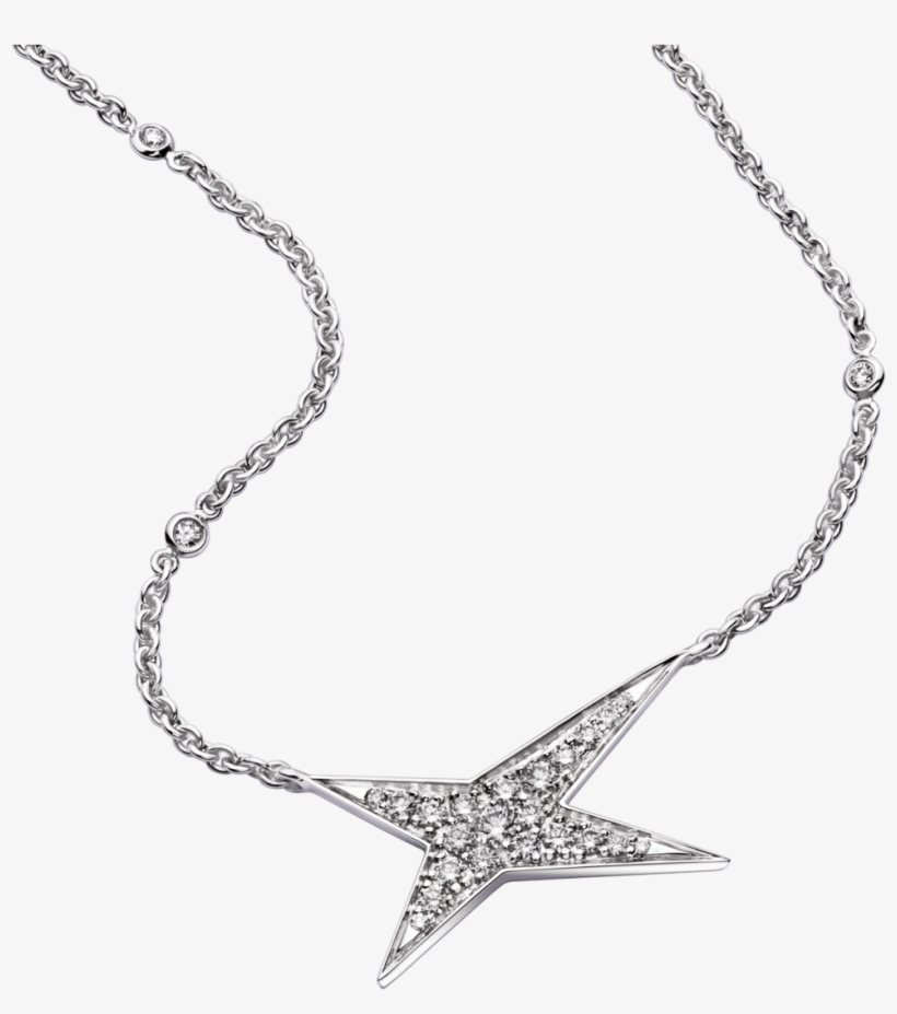 Necklace Mes Nuances À Toi, Xl, White Gold, Diamonds - Mauboussin Pendentif Etoile Divine, transparent png