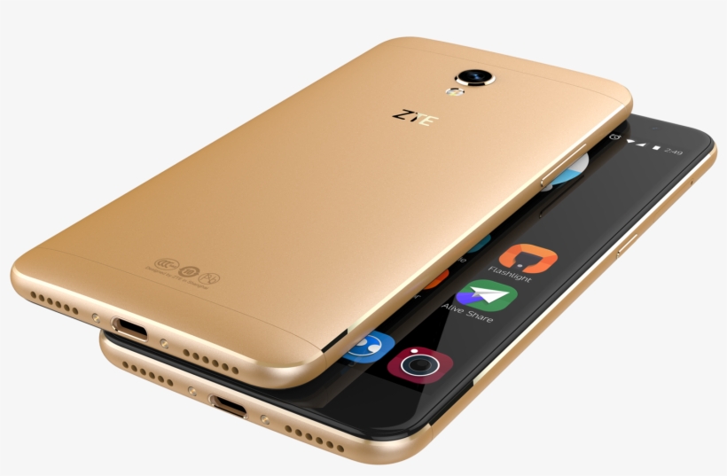 Zte Introduces Blade V7 And V7 Lite - Zte Blade V7 Gold, transparent png