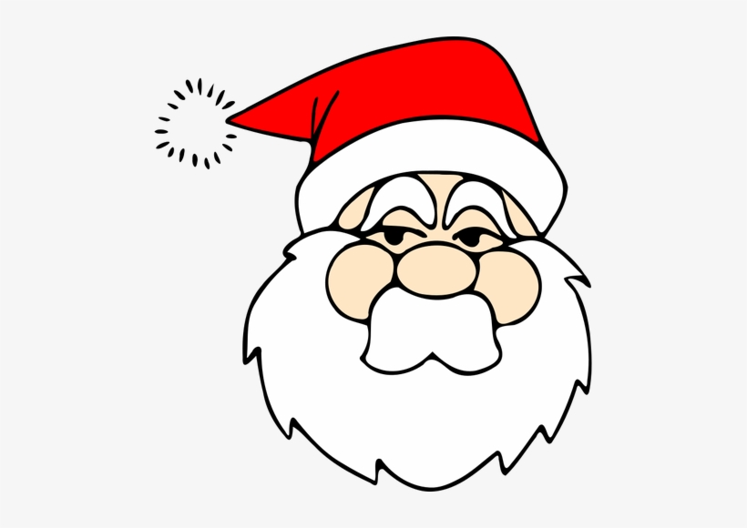 Face Clipart Mrs Claus Santa Face Transparent Background