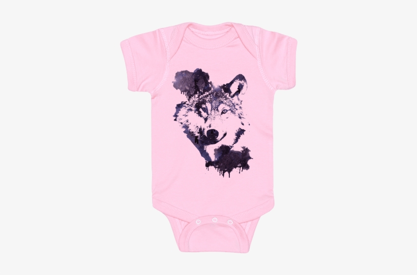 Space Wolf Baby Onesy - Child, transparent png