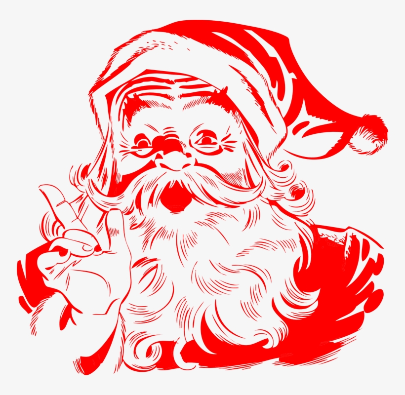Santa Claus - Santa Claus Red, transparent png
