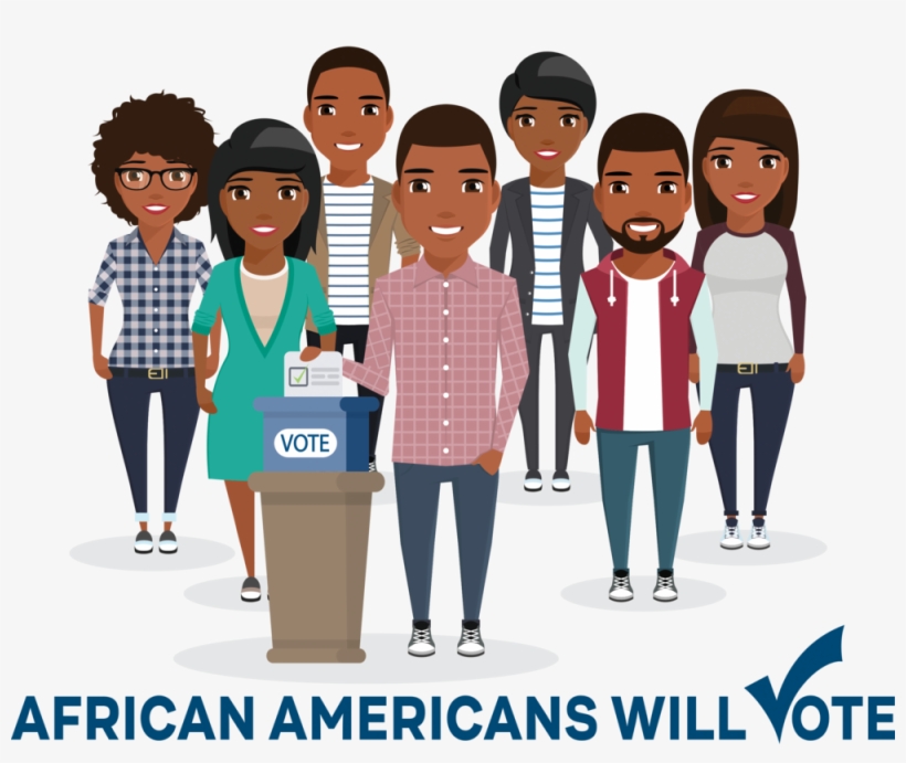 African American Voters**, transparent png