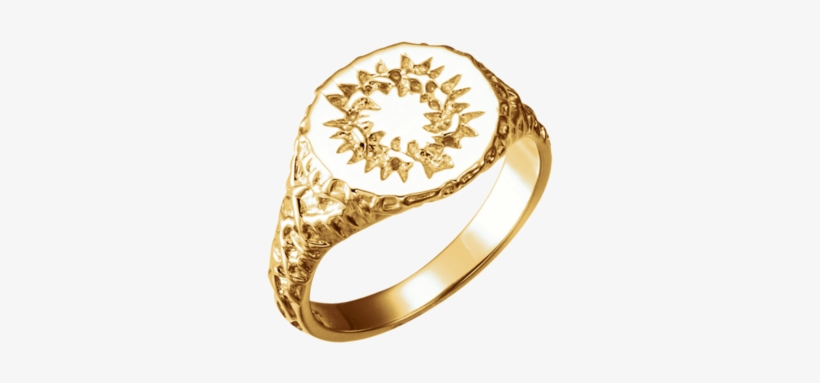 Gold Thorn Ring - Ring, transparent png