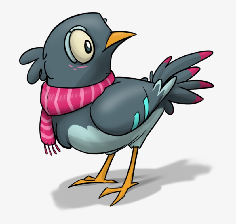 Image Free Birb Drawing Love Bird - Typical Pigeons, transparent png
