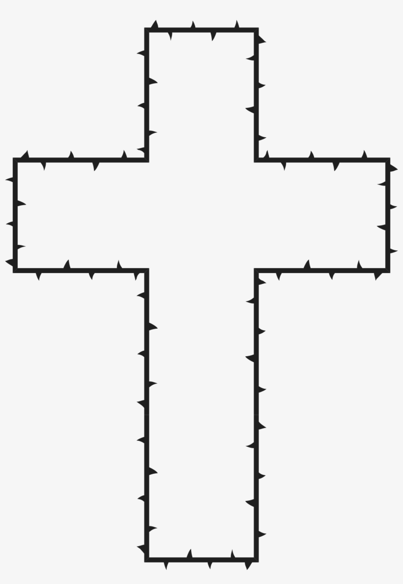 This Free Icons Png Design Of Thorns Cross, transparent png