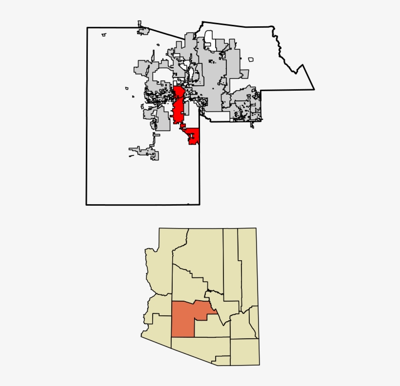 Location Of Goodyear In Maricopa County, Arizona - Maricopa County, Arizona, transparent png