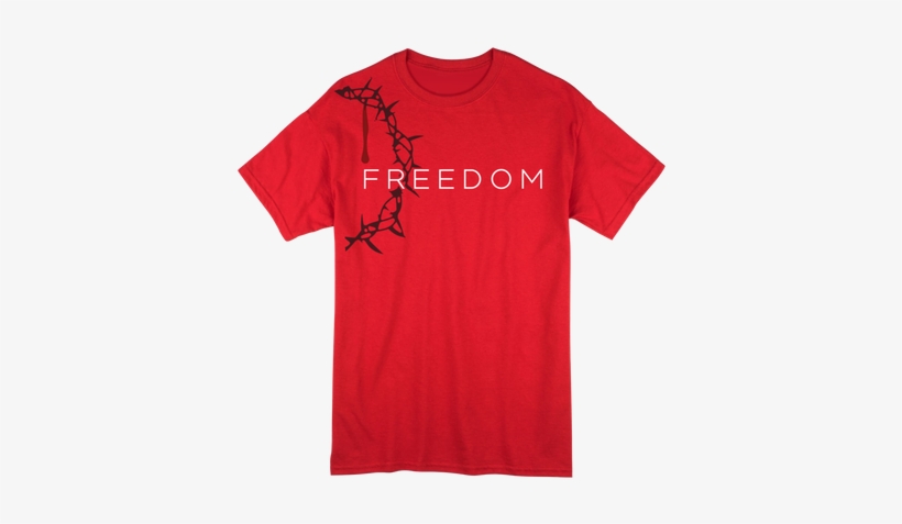 This Design Expresses The Source Of True Freedom, The - Off White Red Shirts, transparent png