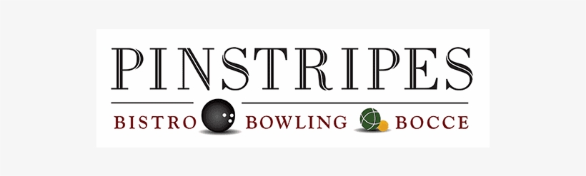 Pinstripes - Pinstripes Bistro Bowling Bocce Logo, transparent png