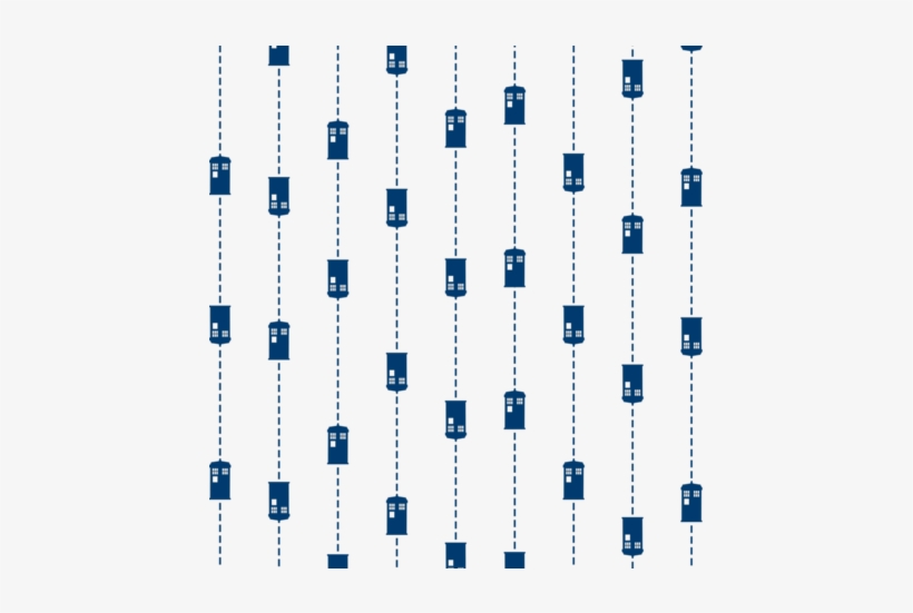 Police Box Pinstripes Fabric By Naehrdine On Spoonflower - Electric Blue, transparent png