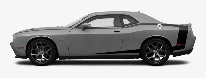 2015-2019 Challenger Reverse C Side Pinstripes On Vehicle - Dodge Challenger Side View 2019, transparent png
