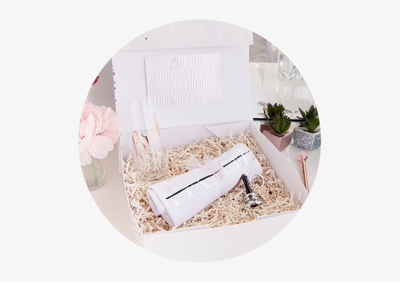 Bride To Be Engagment Gift Set - Bride, transparent png