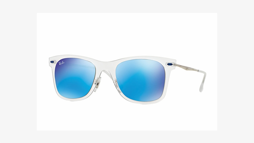 Ray-ban Sunglasses Wayfarer Light Ray Rb4210 - Ray-ban Rb 4210 646-55 Matte Trasparent, transparent png