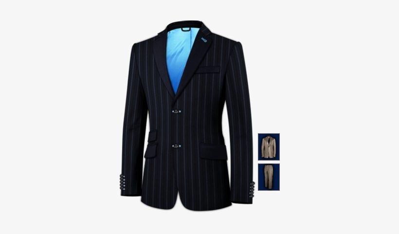 Black And White Pinstripe Suit - Uk Suits, transparent png