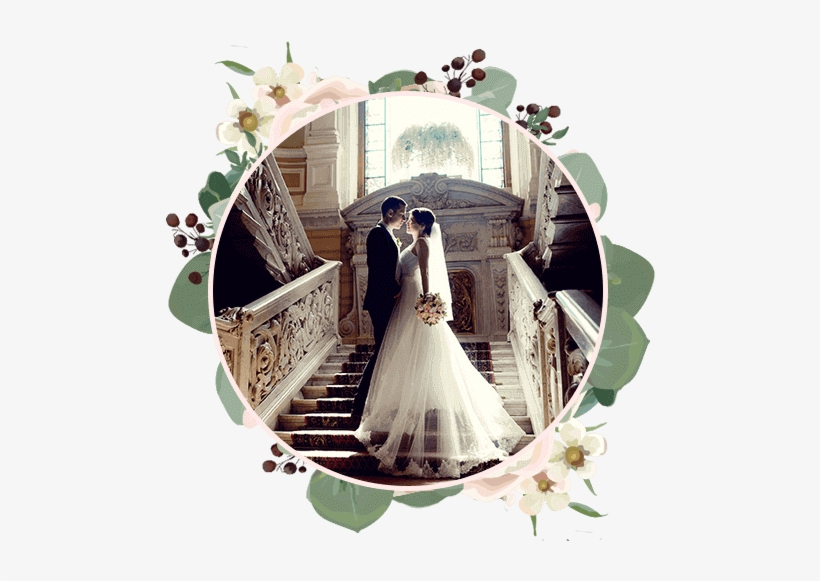 Bride And Groom On Stairs Ceremonies In Charlestown, - Wedding Facebook Ad Sample, transparent png