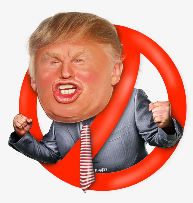 978kib, 1200x915, Nodonaldtrump Illustration Lovatto - No Donald Trump Png, transparent png
