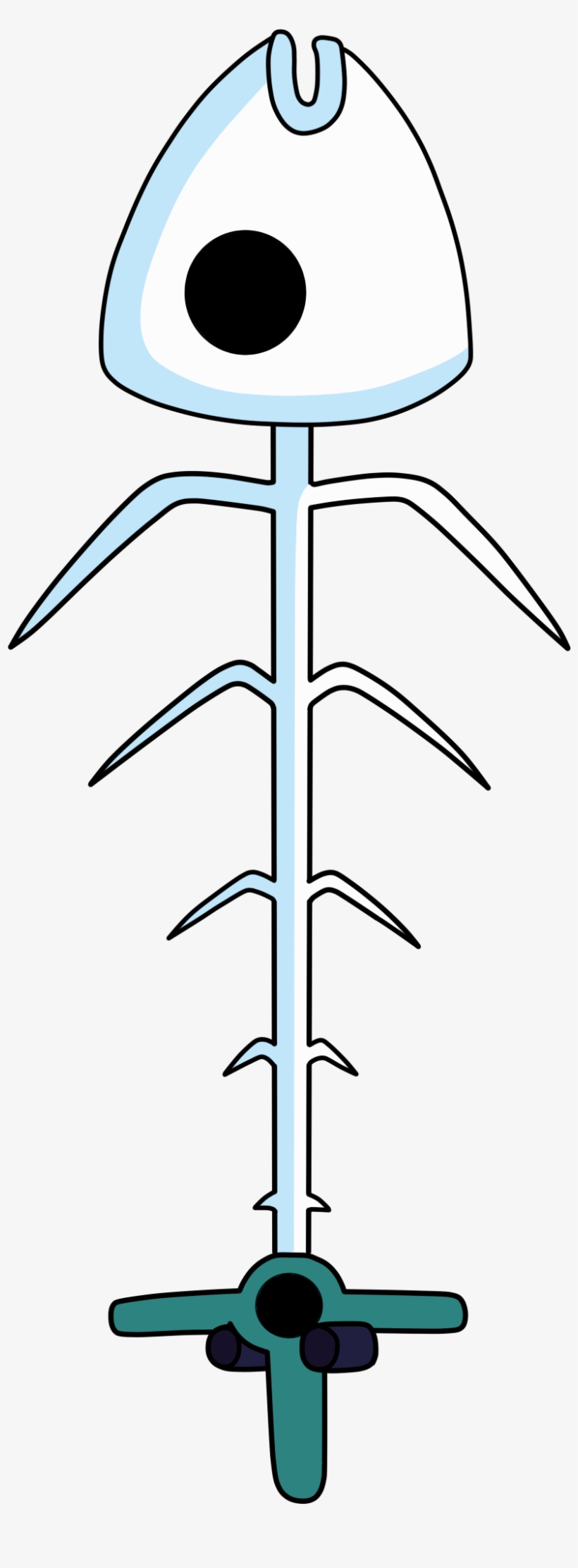 Fishbone Sword - Espada Arma Hora De Aventura, transparent png