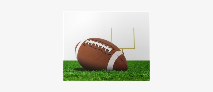Football Ball On Grass With Goal Post Poster • Pixers® - Let's Talk Football: Fun Learning Activities, transparent png