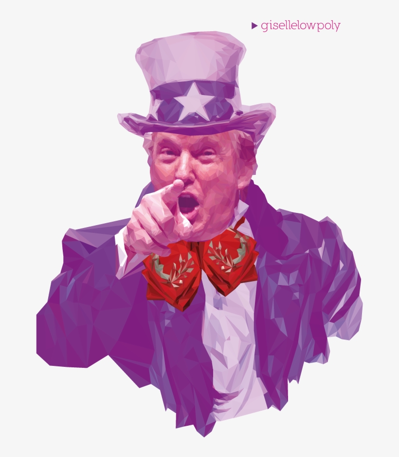 I Want You Out Of Here Donald Trump As Uncle Sam High - Donald Trump Flag Iphone 5c Case, transparent png
