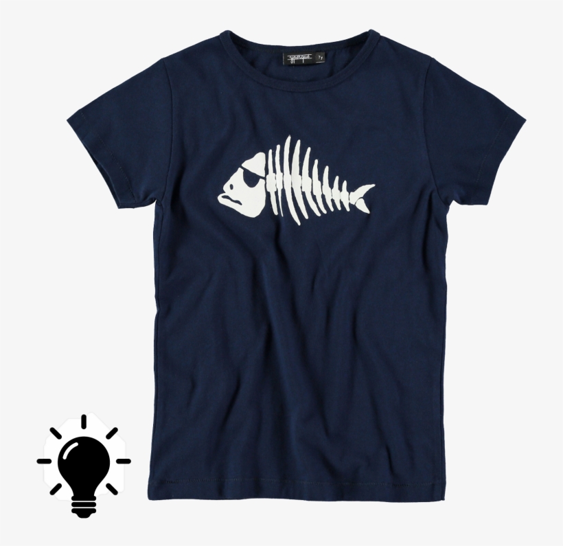 Yporqué Fish Bone Tee - T-shirt, transparent png