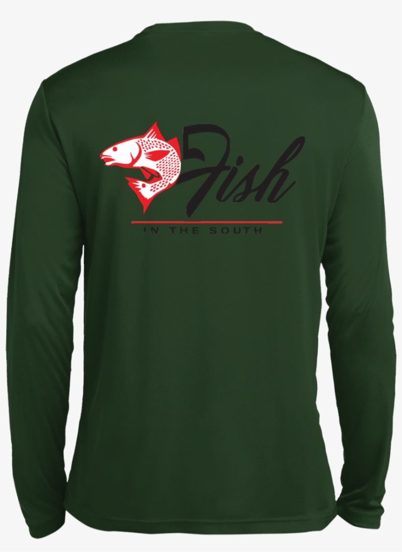 Redfish Mania Fish Bone Long Sleeve Moisture Absorbing - My Nana My Hero My Guardian Angel She Watches Over, transparent png
