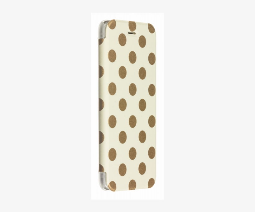 Iphone 6/6s Inspire Gold Polka Dot Folio Case With - Polka Dot, transparent png