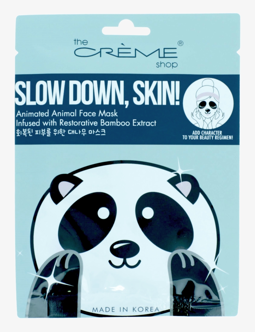Stock Photo - Creme Shop Face Mask, Animated Animal - 0.88 Oz, transparent png