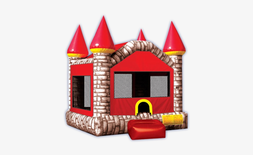 Traditional Bouncy Castle Rentals In Calgary - Ninja Jump Camelot Castle Blue Inflatable Bouncer,, transparent png
