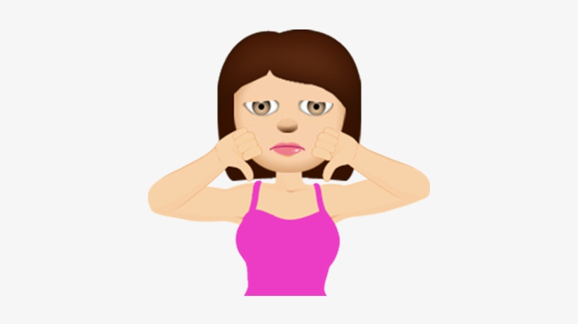 Anna Sassy Emoji Stickers For Women On Imessage Messages - Sticker, transparent png