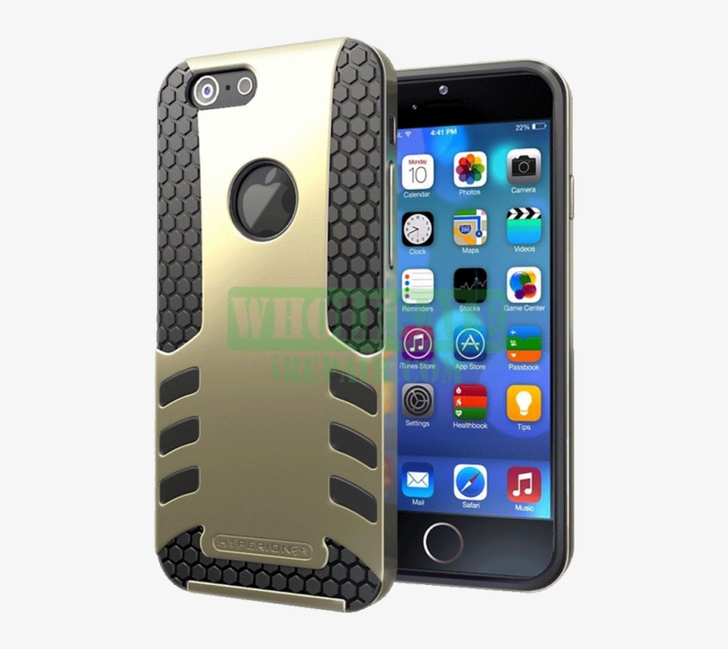 Iphone 6 Plus Gold Hyperion Protector Case - Hyperion Titan 2-piece Premium Hybrid Protective Case, transparent png