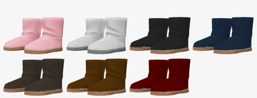 Ugg Boots By Reina - The Sims 4, transparent png