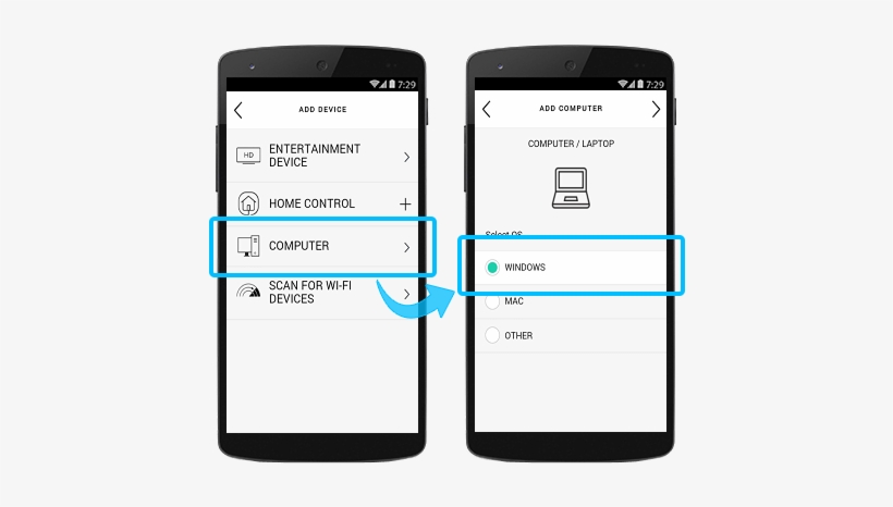 Add Windows Device On Mobile - Harmony Windows, transparent png