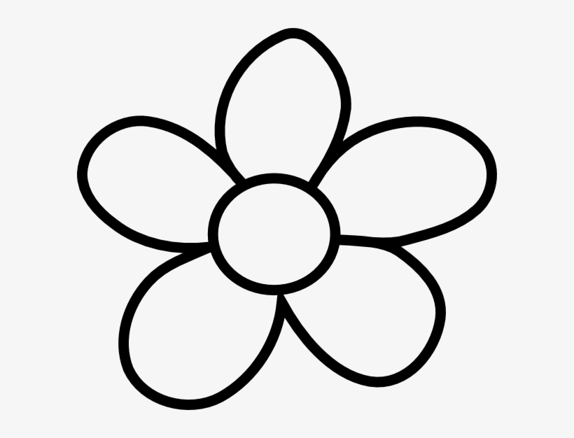 Black And White Flower Clip - Clipart Pictures Black And White Flower, transparent png