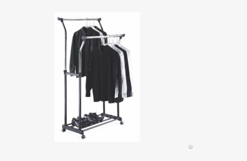 Double Adjustable Garment Rack - Organise It All 1719 Double Adjustable Garment Rack, transparent png