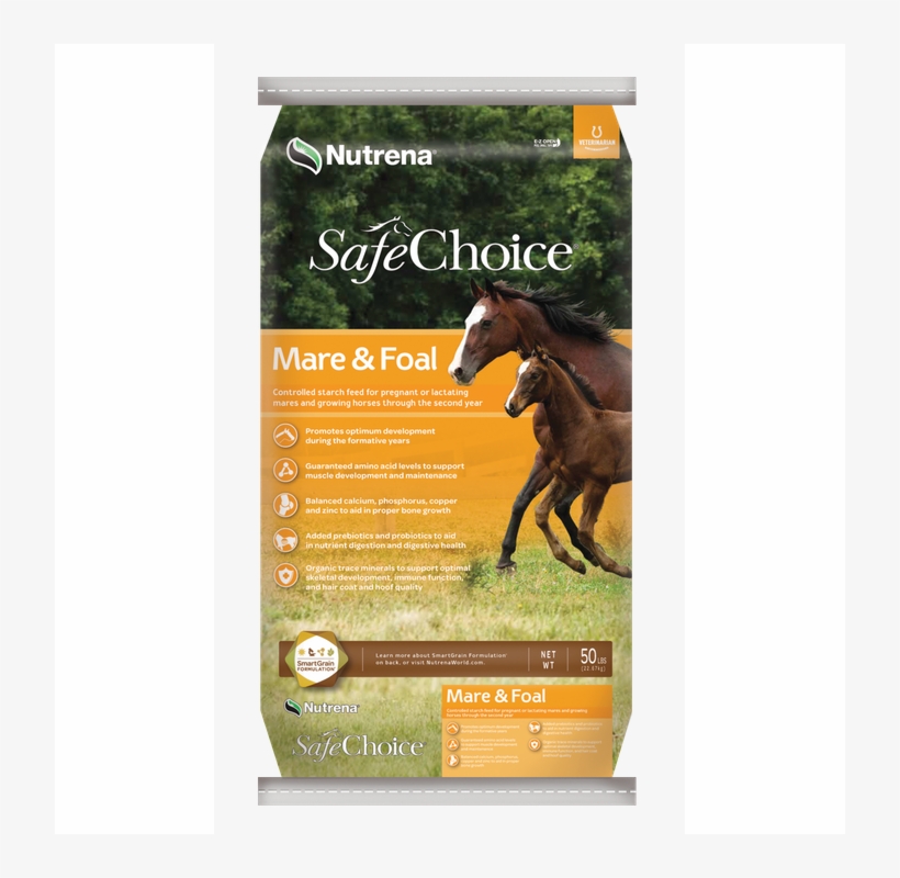 Safechoice® Mare & Foal - Nutrena Safechoice Mare & Foal Feed 50 Lbs. 94513, transparent png