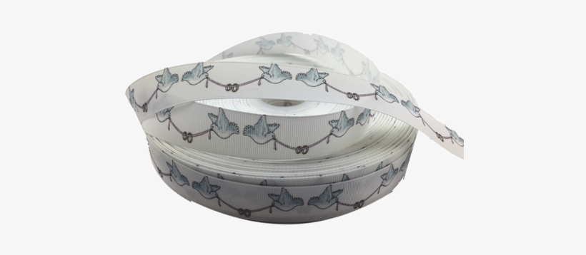Wedding Grosgrain Ribbon 1" Doves With Wedding Bands - Hobo Bag, transparent png