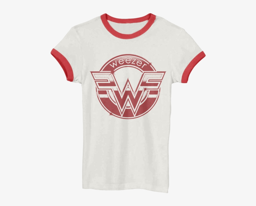 Red Seal Ringer - Weezer T Shirts, transparent png