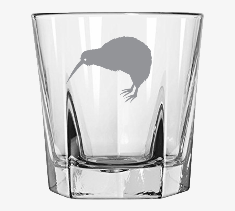 New Zealand Kiwi Bird Rock Glass K5 - Libbey Inverness Tumblers 360ml, transparent png