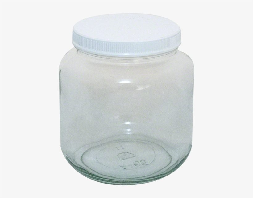 ½ Gallon Glass Jars With Lids - Lid, transparent png