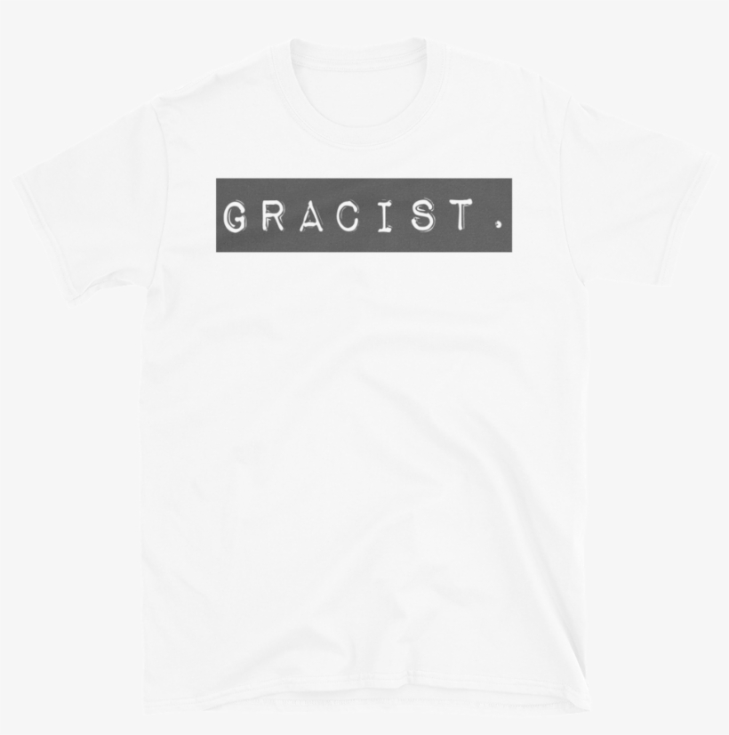 Gracist White T- Shirt, transparent png
