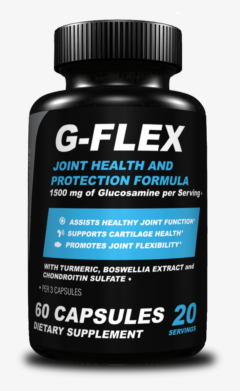 G Flex Joint Health With Glucosamine By Gracie Essentials - Dietary Supplement, transparent png