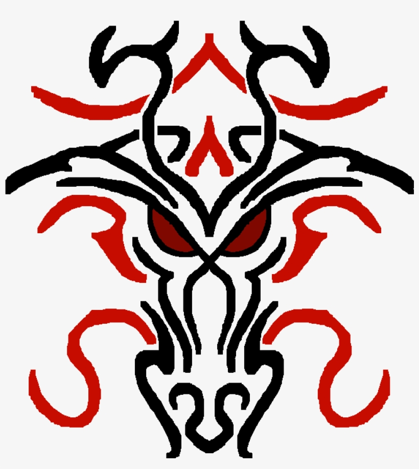 Tribal Dragon - Meh - - Illustration, transparent png