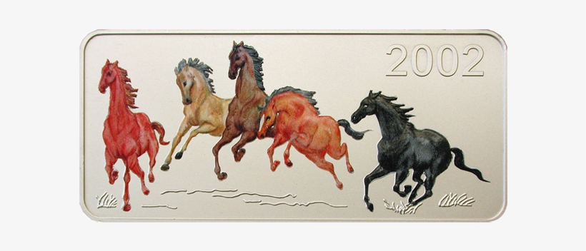 Running Horses, Cit Coin Invest Trust Ag / B - Silver Coin, transparent png