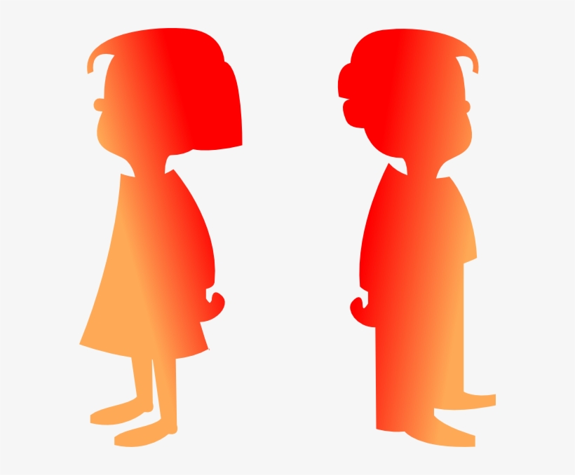 Figures Boy And Girl 2 Clip Art At Clker - Clipart Gender, transparent png