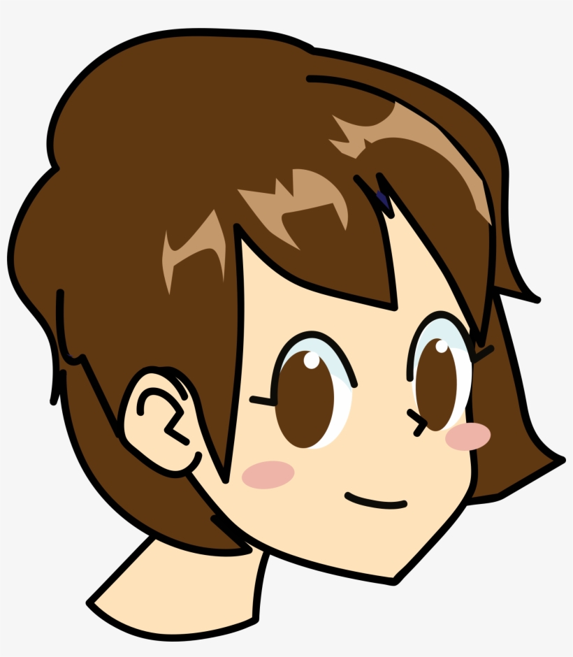 This Free Icons Png Design Of Cartoon Woman Head, transparent png