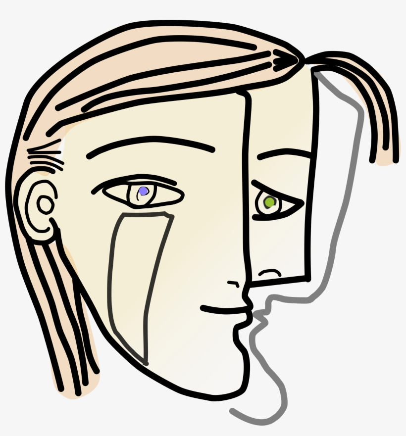 This Free Icons Png Design Of Cubist Woman Head, transparent png